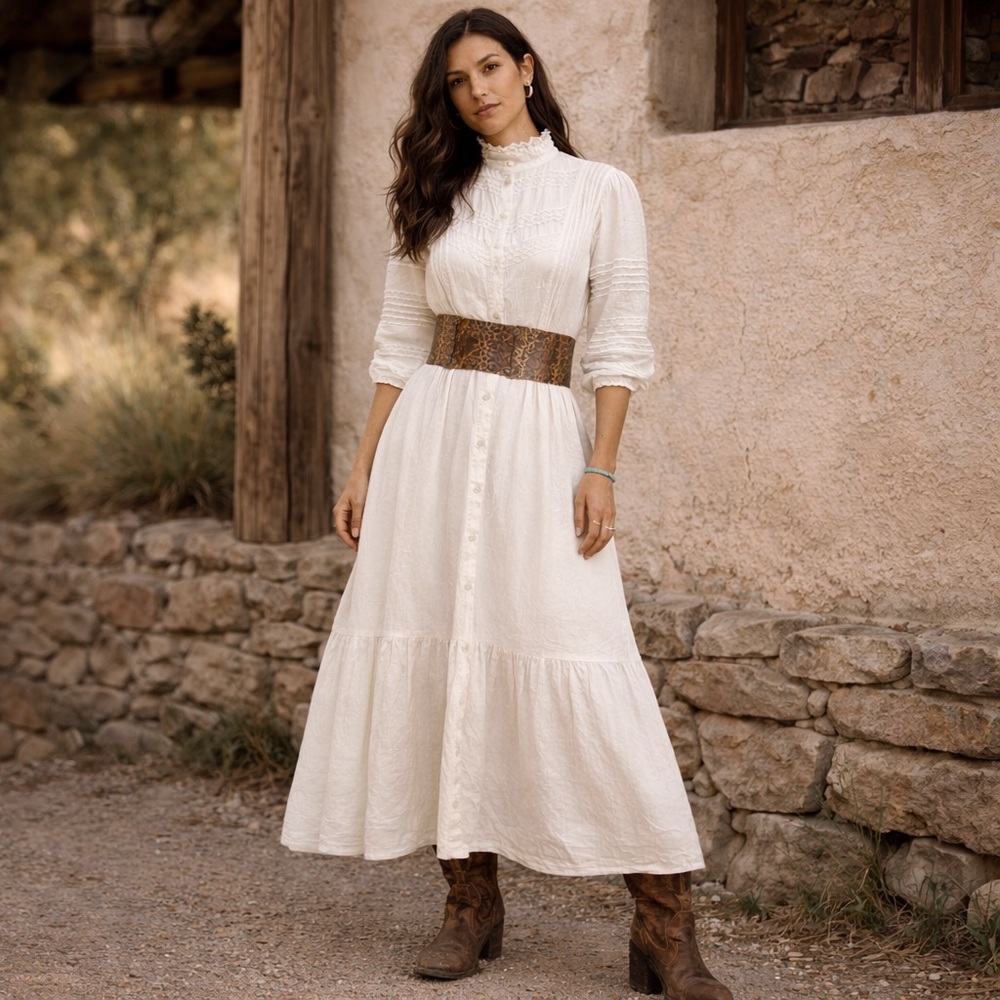 Wide Python Corset Style Statement Belt Excellent… - image 5